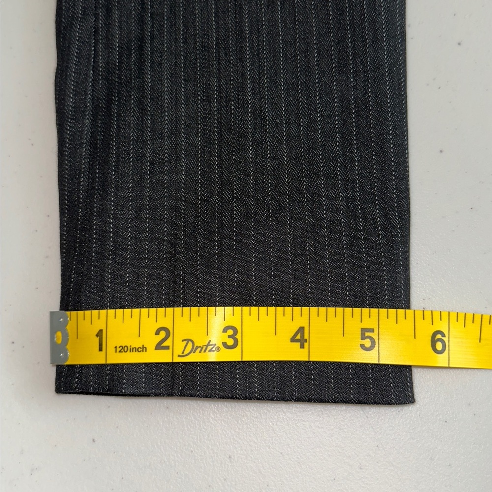 LOFT Charcoal Pinstripe Blazer Size 8 - Picture 13 of 16